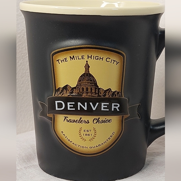 Americaware Embossed Coffee Mug Denver 'The Mile High City' New - Picture 8 of 8